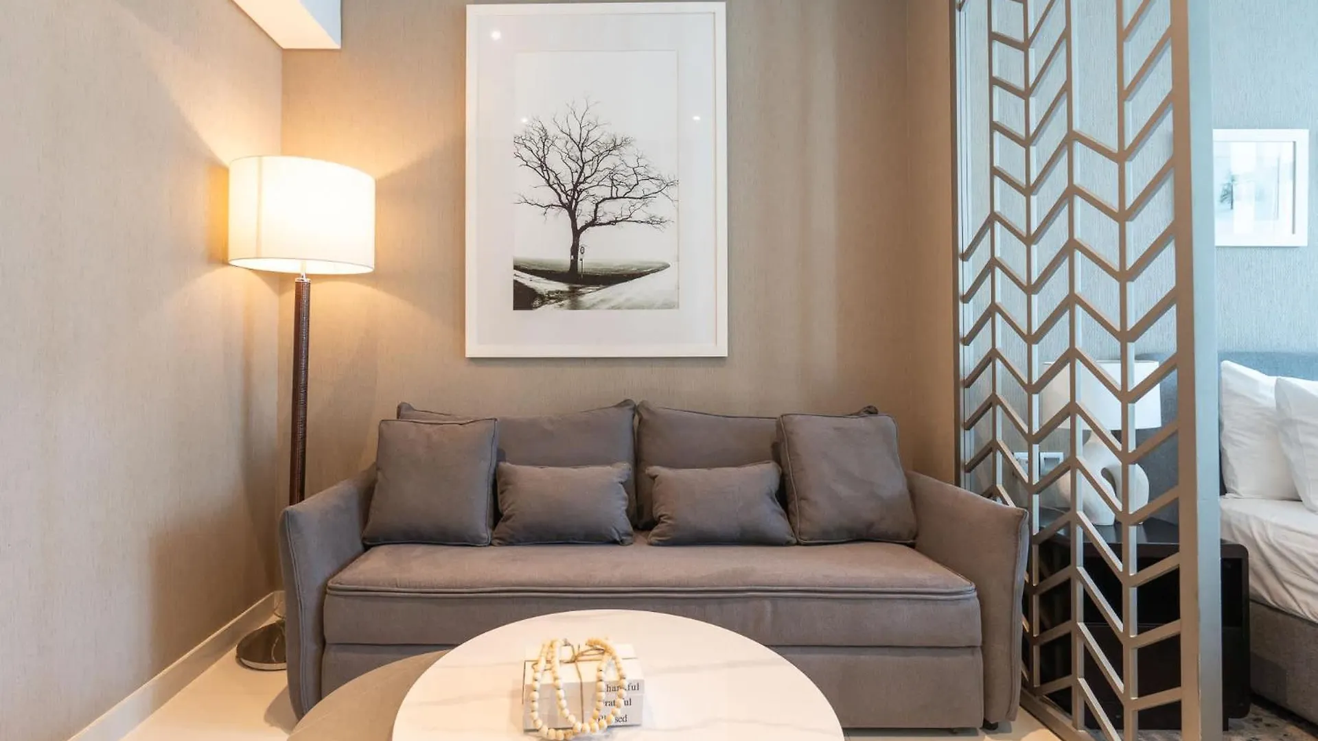 Apartment Cozy Studio Perfect For 4 At Damac Maison Prive Dubai