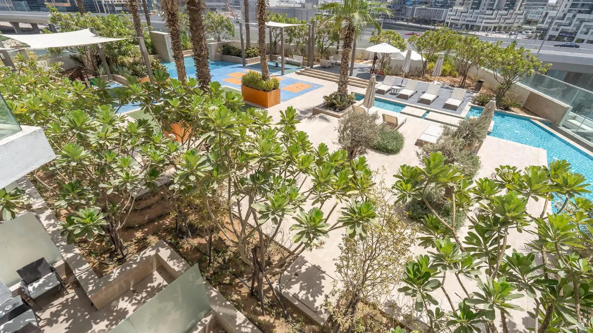 Cozy Studio Perfect For 4 At Damac Maison Prive Dubai 0*,  Förenade Arabemiraten